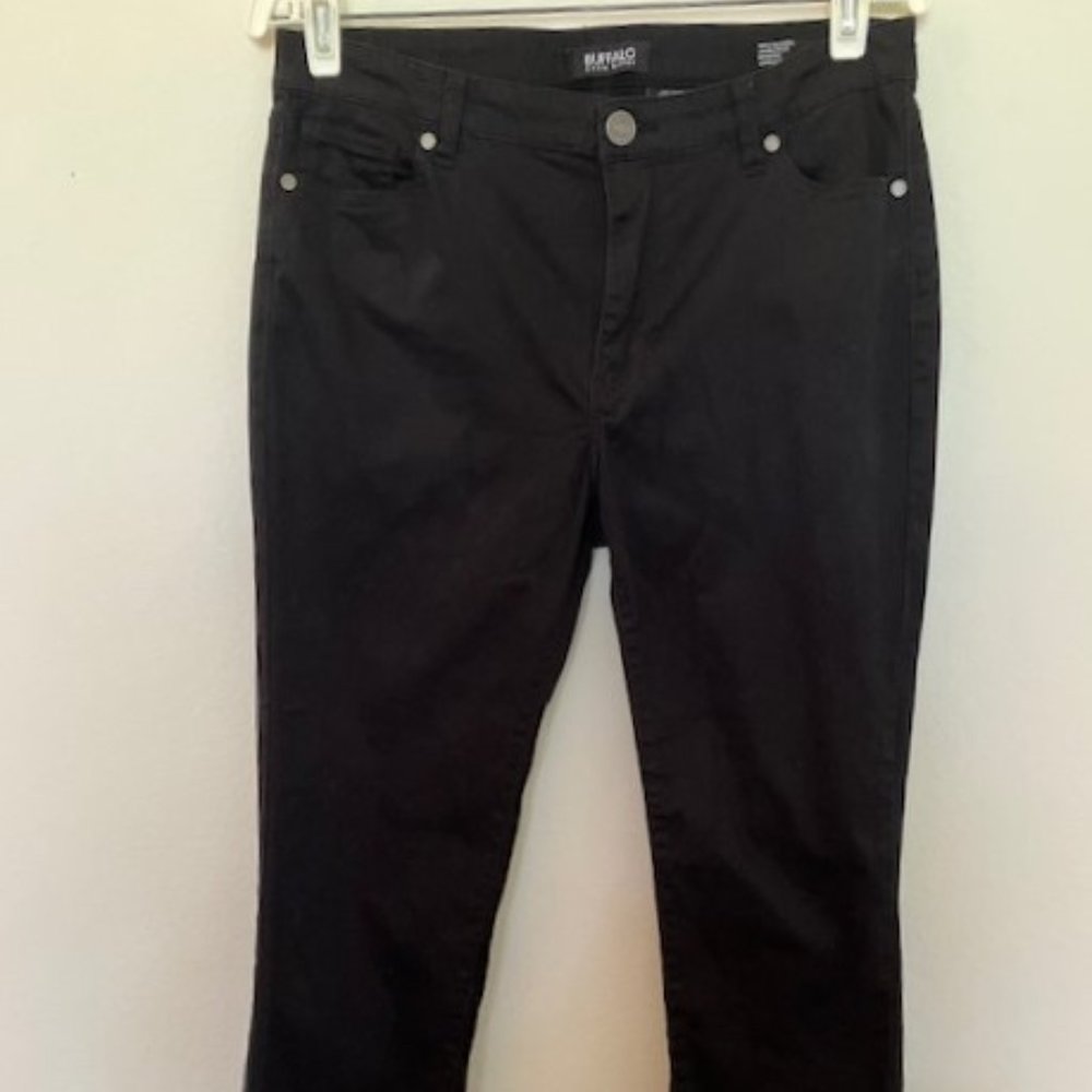 Buffalo David Bitton "Daily" Mid Rise Skinny Ankle Grazer in Black Size 6